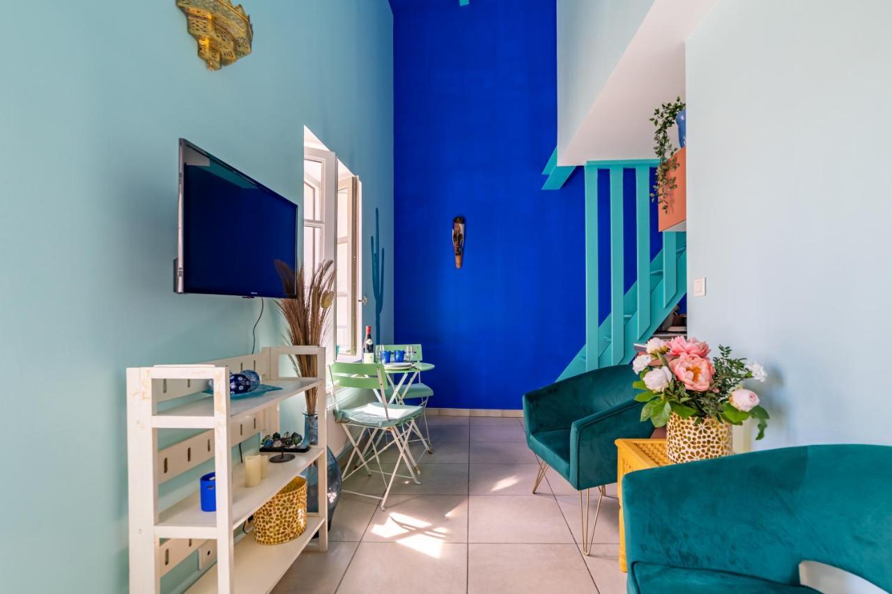 Le Reve Bleu Majorelle - Duplex Sur Les Toits - Une Nuit A Nîmes Esterno foto