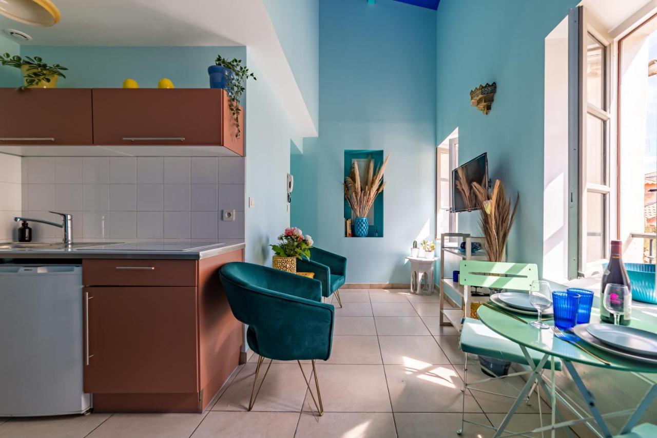 Le Reve Bleu Majorelle - Duplex Sur Les Toits - Une Nuit A Nîmes Esterno foto